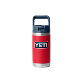 Jr. 12 oz Kids Water Bottle, Red/Navy Badge, large