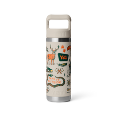 18 oz Water Bottle, Cape Summer Camp, large