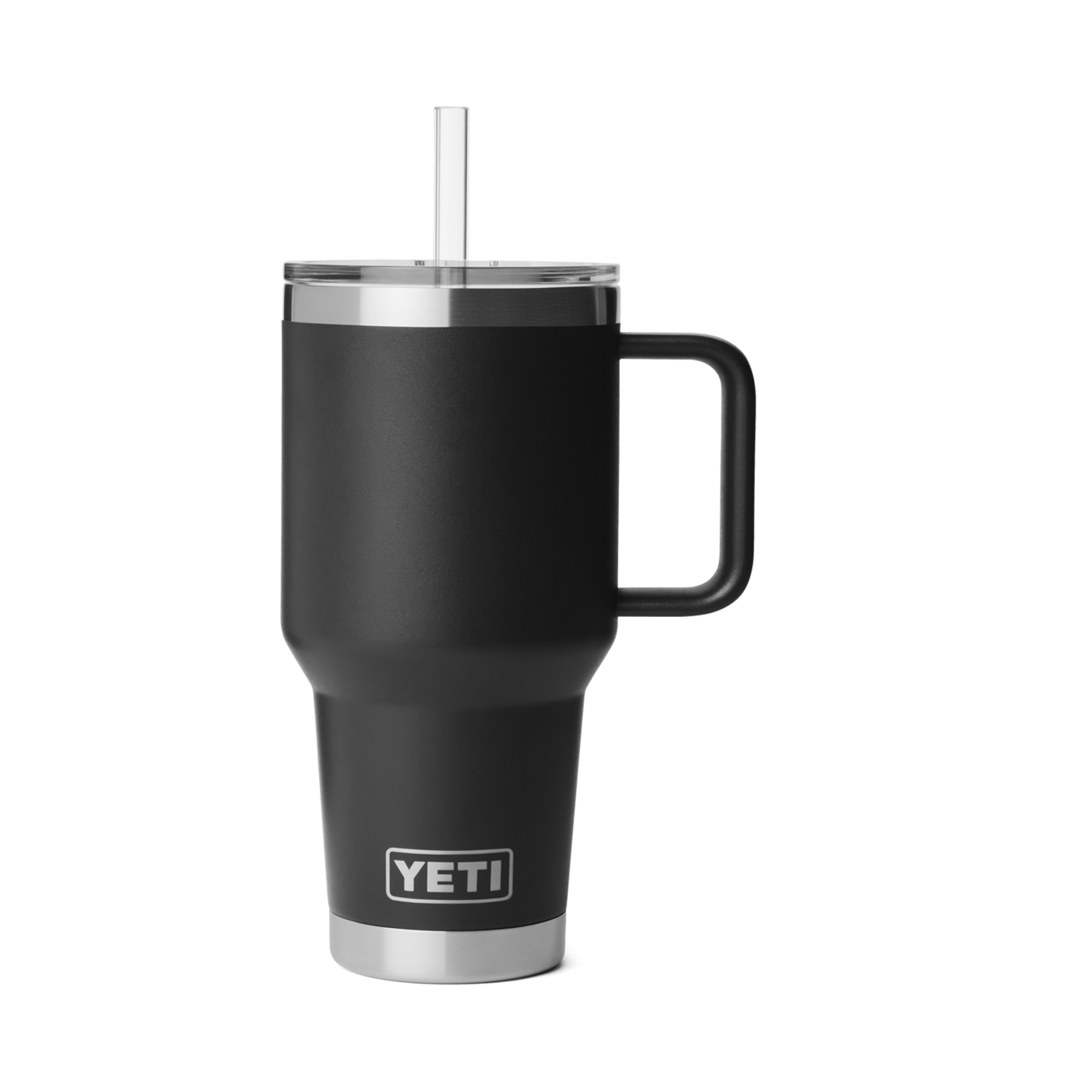 35 oz Straw Mug, Black, large