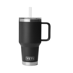 35 oz Straw Mug, Black, large