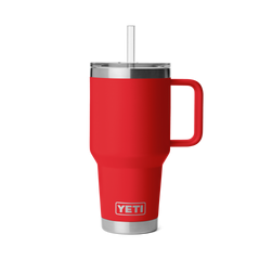 35 oz Straw Mug, Rescue Red, large