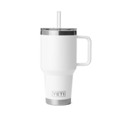 35 oz Straw Mug, White, large