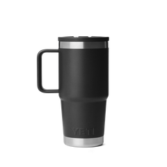 20 oz Travel Straw Mug, Black, large