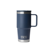 20 oz Travel Straw Mug, Navy, large