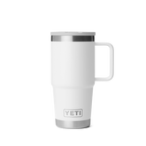 20 oz Travel Straw Mug, White, large