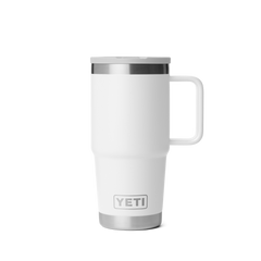 20 oz Travel Straw Mug, White, large