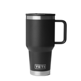 30 oz Travel Straw Mug, Black, large