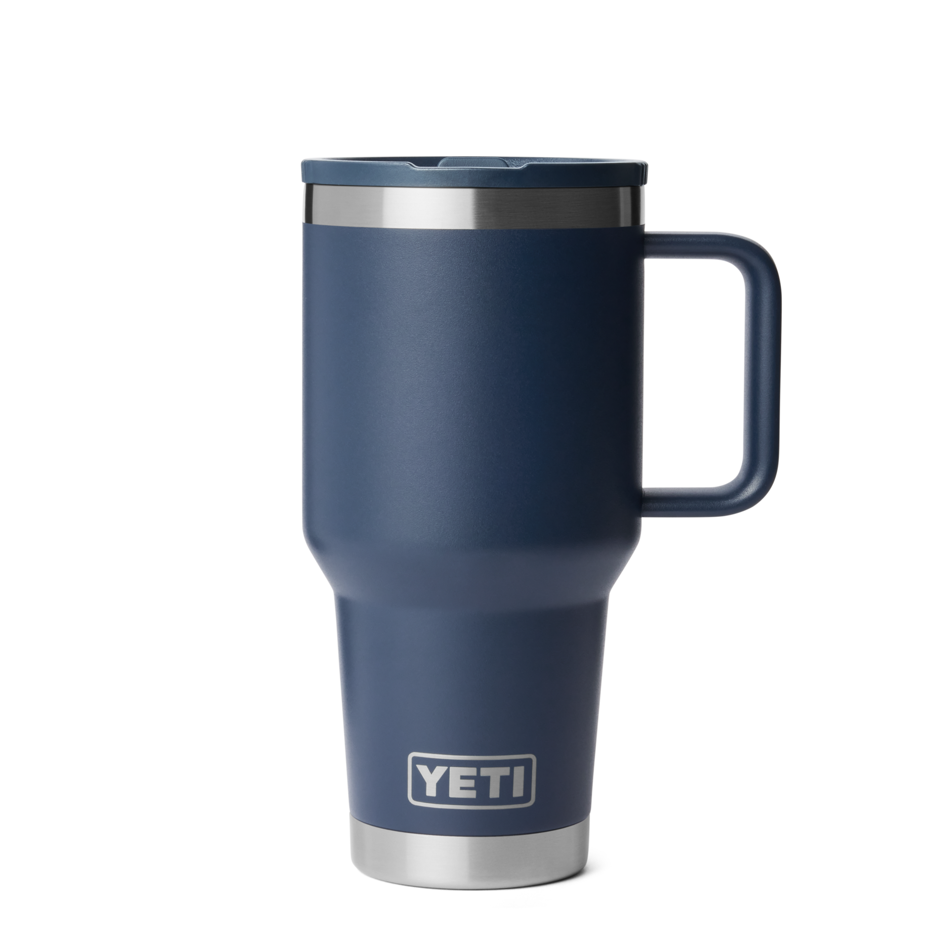 30 oz Travel Straw Mug, Navy, large