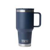 30 oz Travel Straw Mug, Navy, large