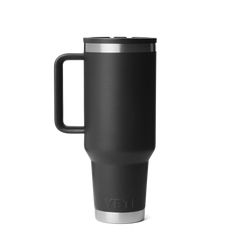 40 oz Travel Straw Mug, Black, large