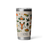 20 oz Tumbler, Cape Summer Camp, large
