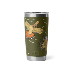 20 oz Tumbler, Upland Bird Olive, large