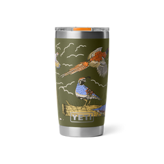 20 oz Tumbler, Upland Bird Olive, large