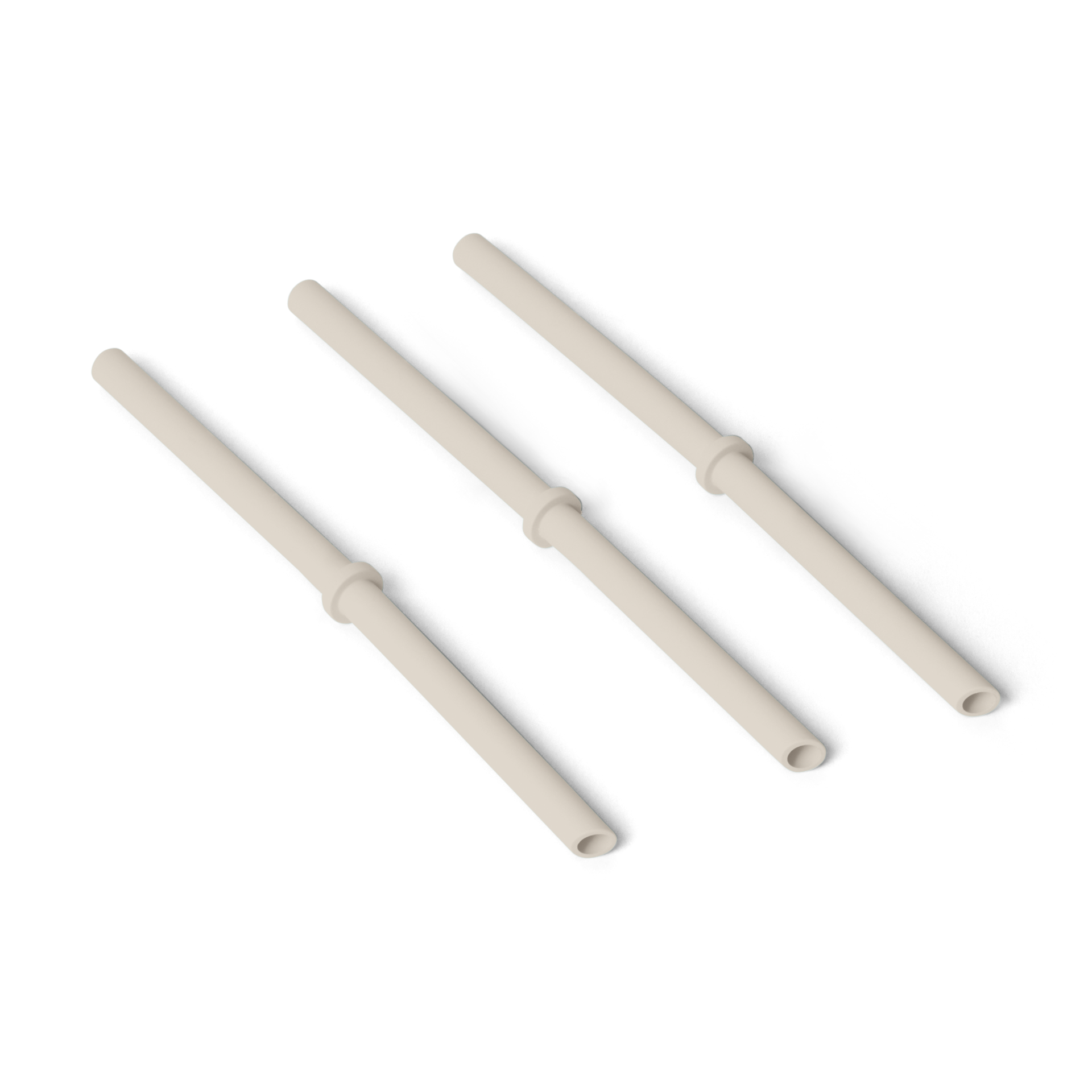 S/M Silicone Straw Pack, Cape Taupe, large