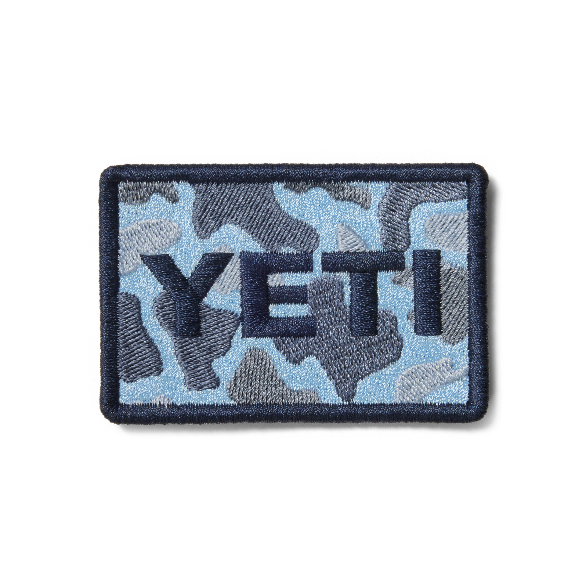 Blue Camo Patch, Blue Camo, large