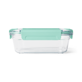 Medium Plastic Food Storage, Seafoam, large