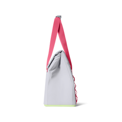 14L Insulated Tote Bag, Mist/Pink/Grasshopper, large