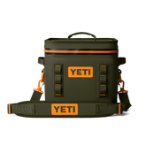 12 Soft Cooler, Olive/King Crab Orange, large