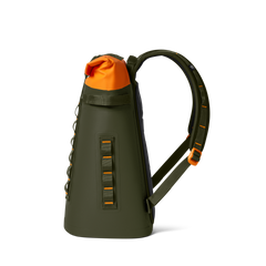 M20 Backpack Soft Cooler, Olive/King Crab Orange, large