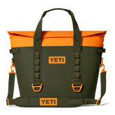 M30 Tote Soft Cooler, Olive/King Crab Orange, large
