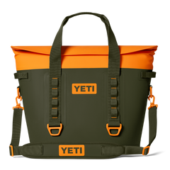 M30 Tote Soft Cooler, Olive/King Crab Orange, large