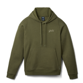 Fleece Hoodie, Olive, large