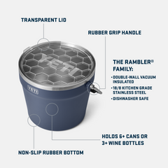 Beverage Bucket, Navy, large
