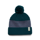 Beanie, Teal/Purple, large