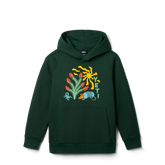 Kids' Fleece Hoodie, Dark Forest, large