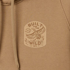 Fleece Hoodie, Brush Brown, large