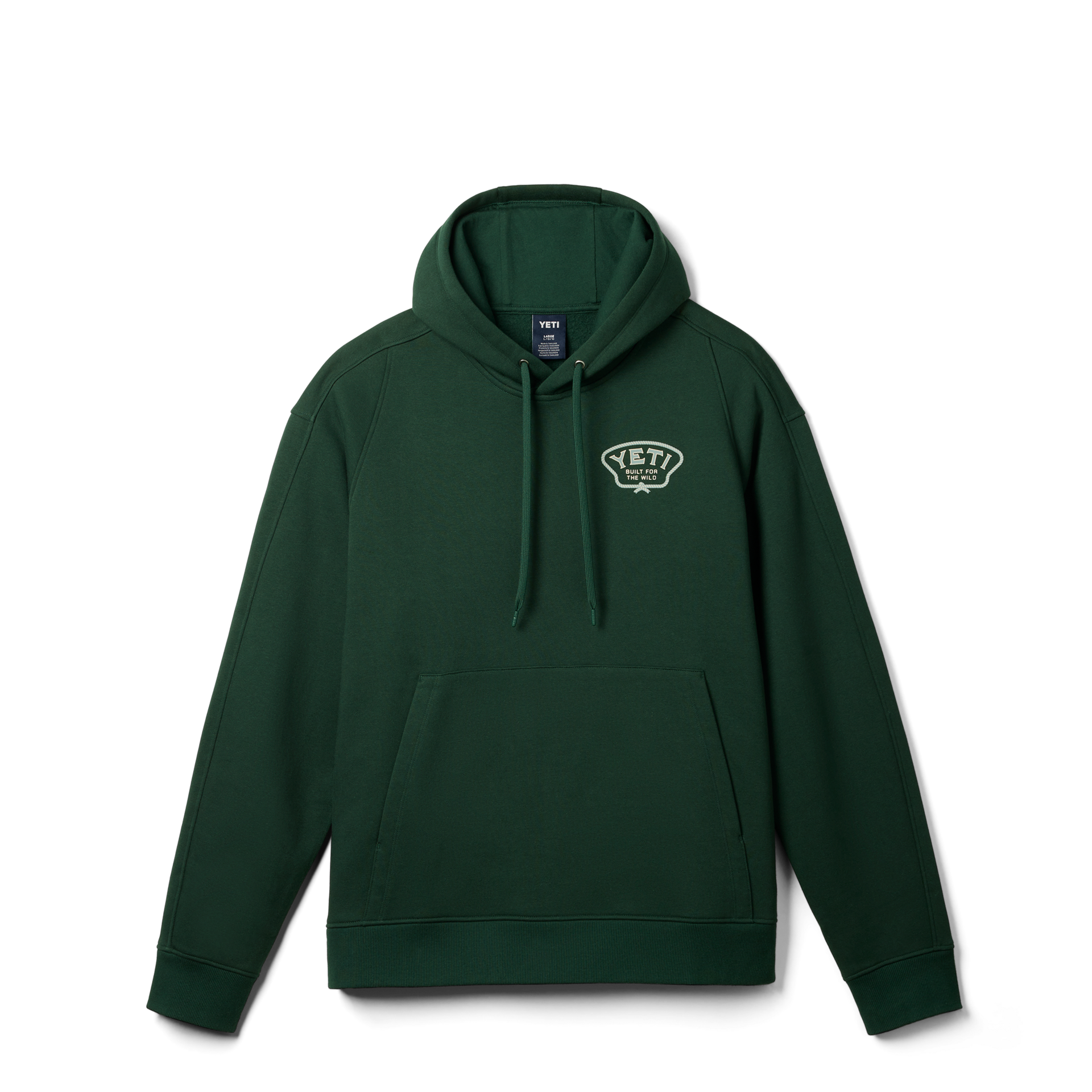 Fleece Hoodie, Dark Forest, large