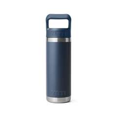 18 oz Water Bottle, Navy, large