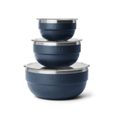 Insulated Bowl Set, Navy, large