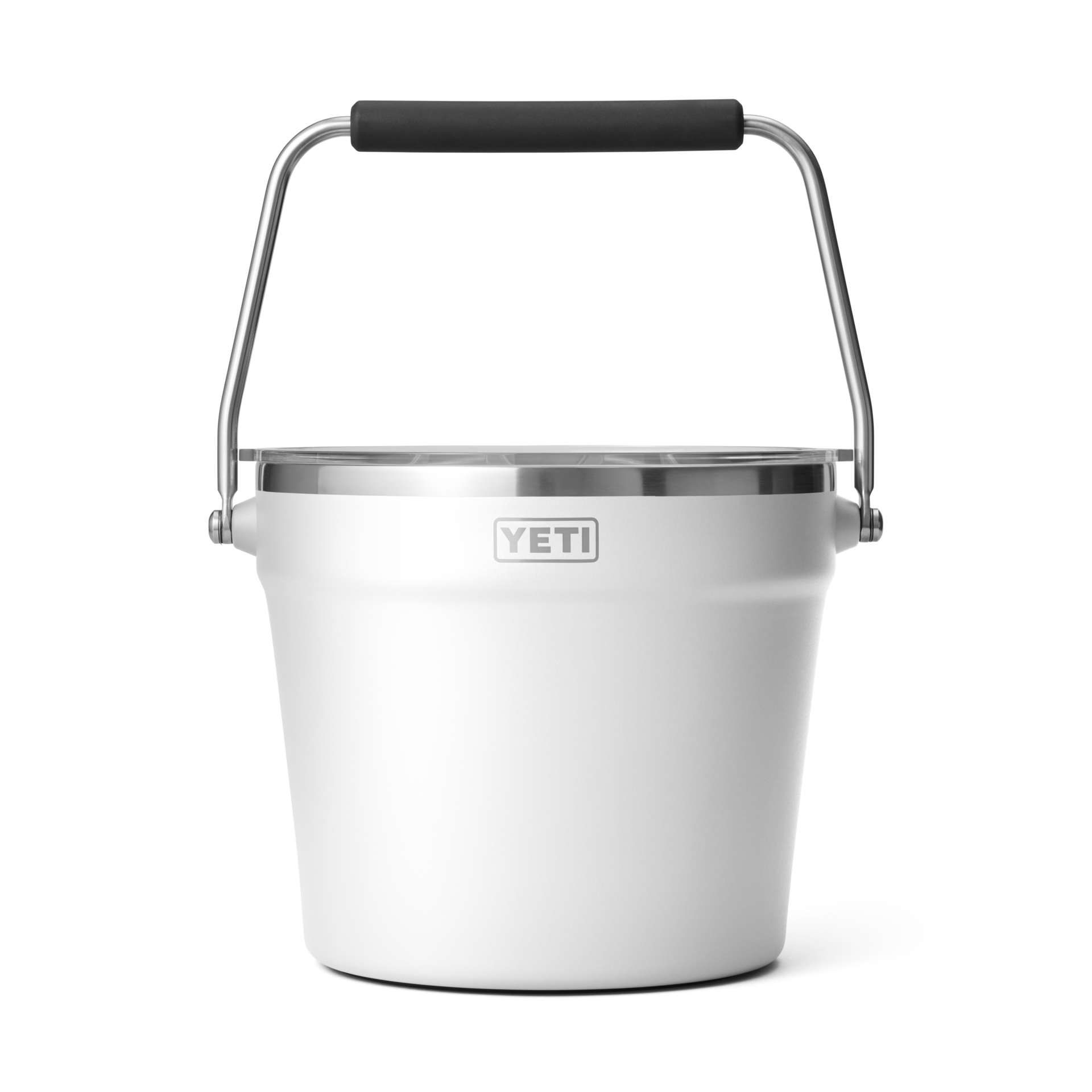 Beverage Bucket, White, large