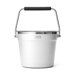 Beverage Bucket, White, large