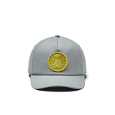 Woven Snapback Hat, Gray, large