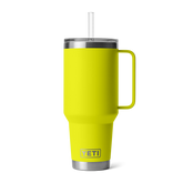 42 oz Straw Mug, Firefly Yellow, large