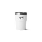 8 oz Stackable Cup, White, large