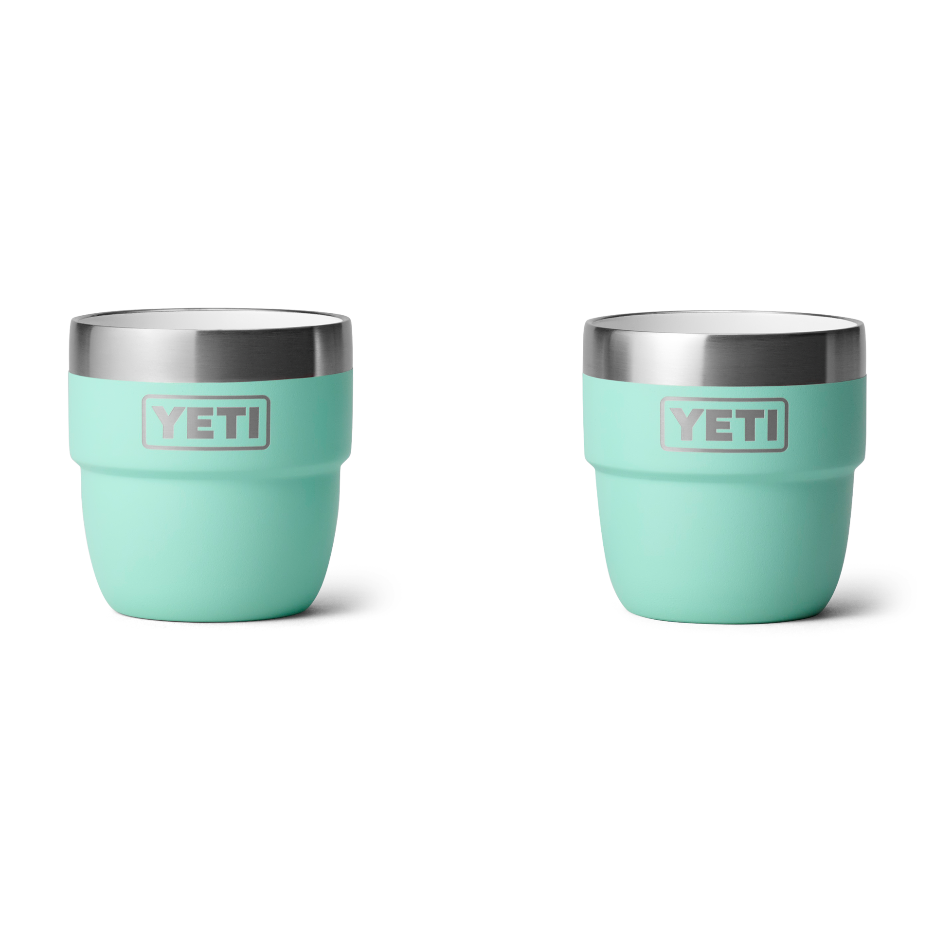 4 oz Stackable Cups, Seafoam, large