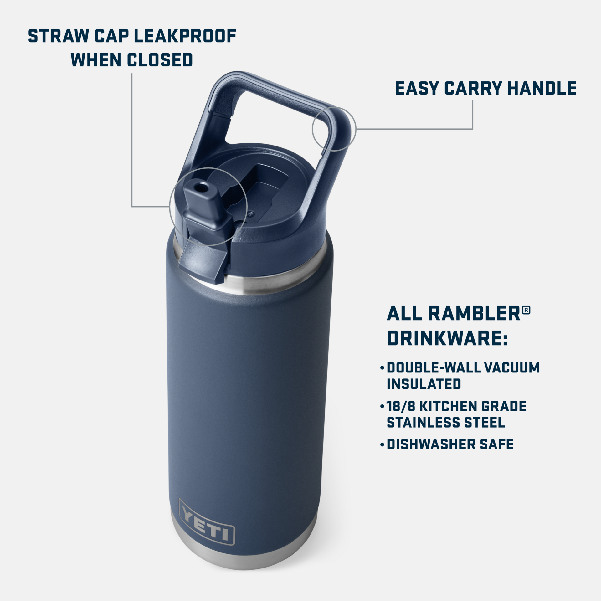 26 oz Water Bottle, Olive/King Crab Orange, large