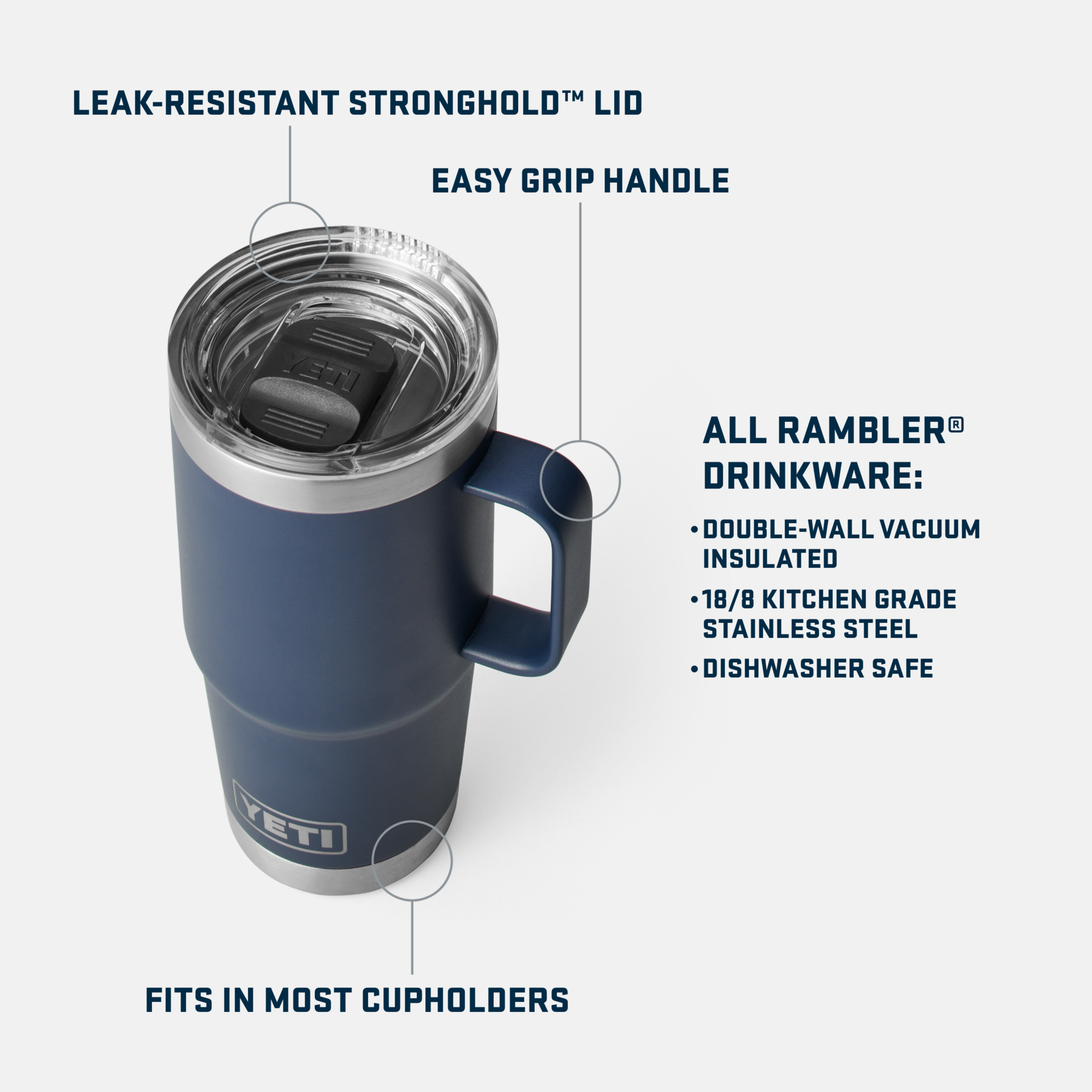 20 oz Travel Mug, Seafoam, large