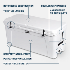 160 Hard Cooler, White, large