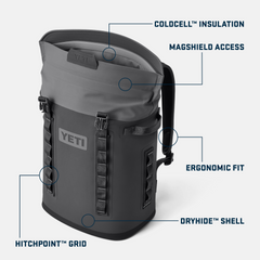 M20 Backpack Soft Cooler, Rescue Red, large