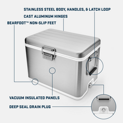 Stainless Steel Cooler, Stainless, large