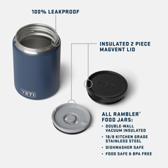 24 oz Insulated Food Jar, Grasshopper, large