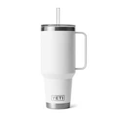 42 oz Straw Mug, White, large