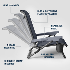 Beach Chair, Navy, large
