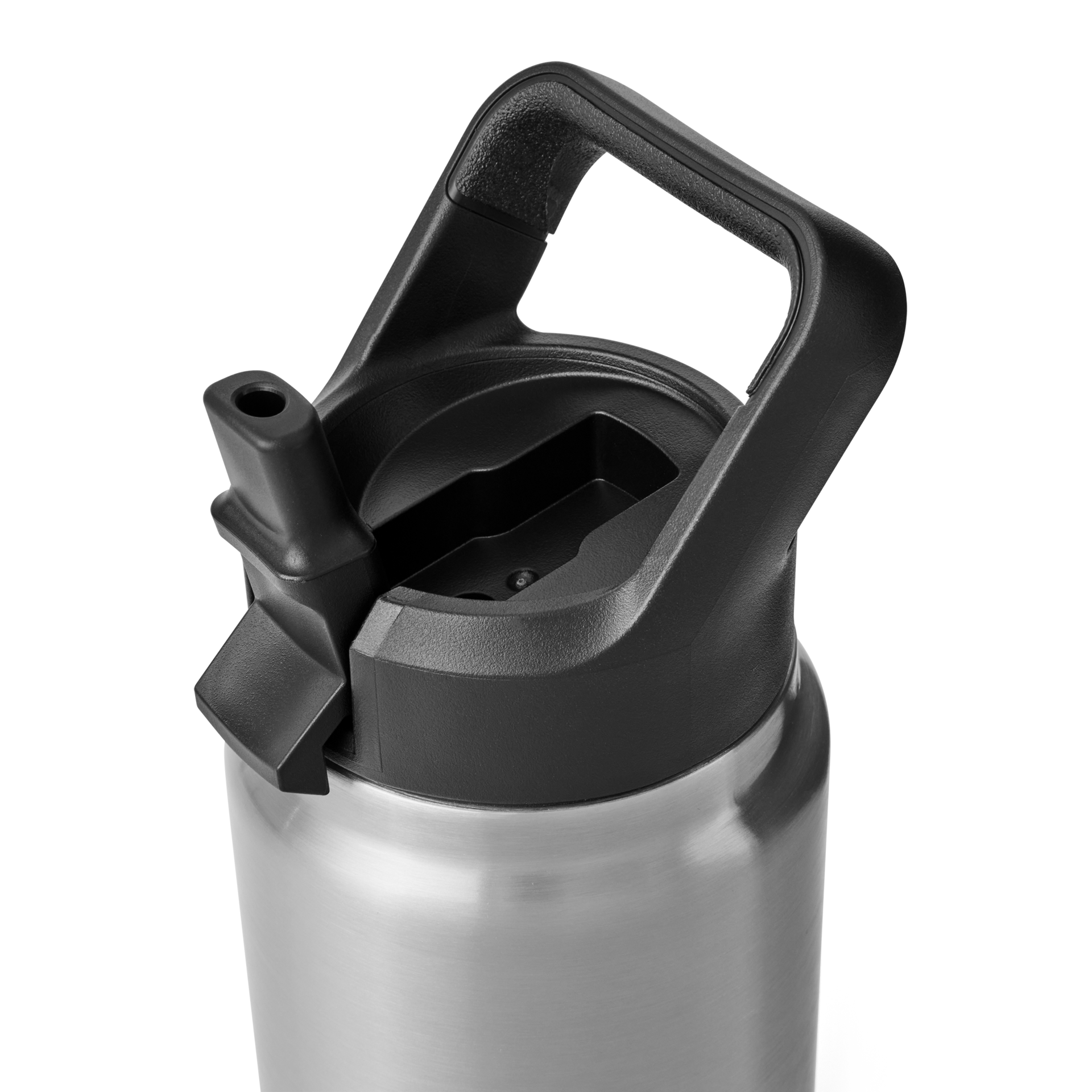 Bottle Straw Cap, Black, large