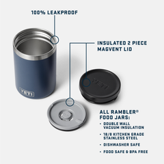 16 oz Insulated Food Jar, Ridgeline, large