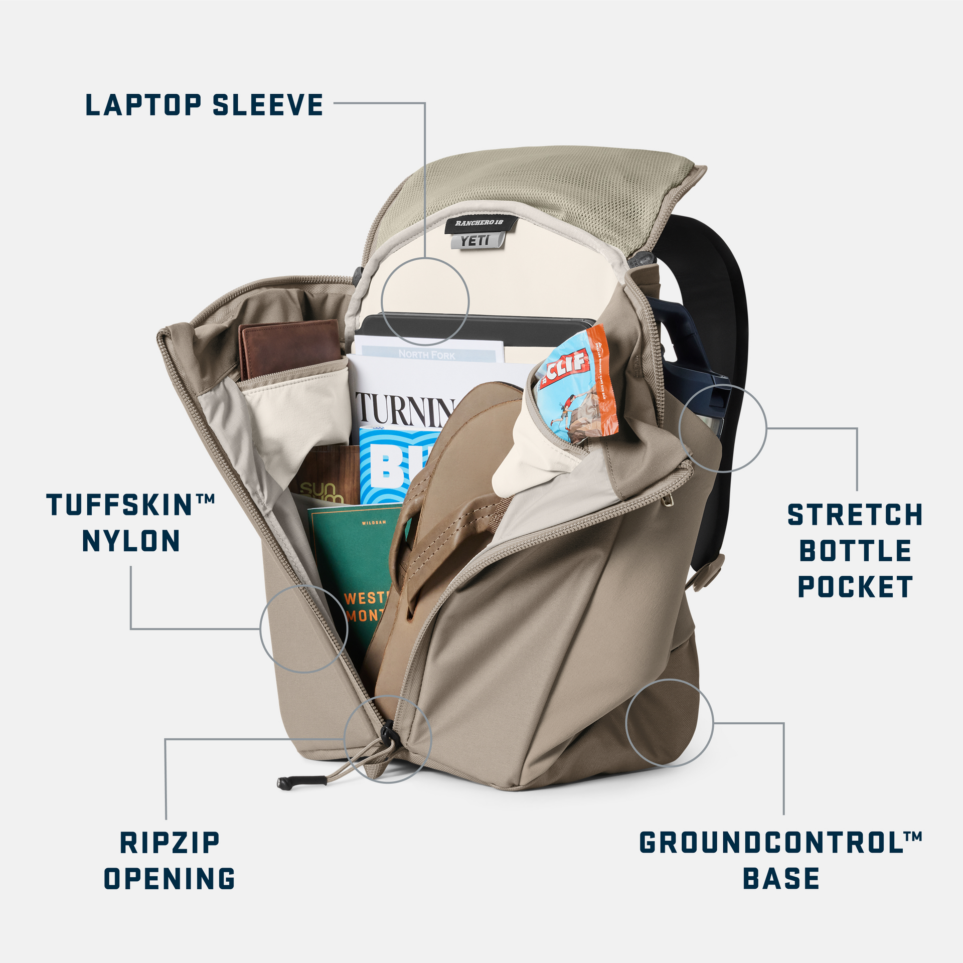 18L Commuter Backpack, Black Forest Green, large